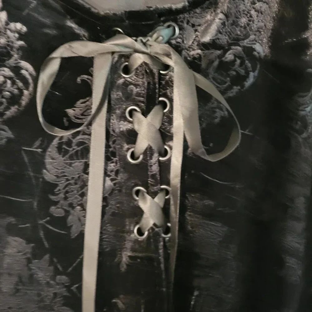 Torrid A-line Goth dress Size 5x Plus Host Pick - Picture 3 of 7